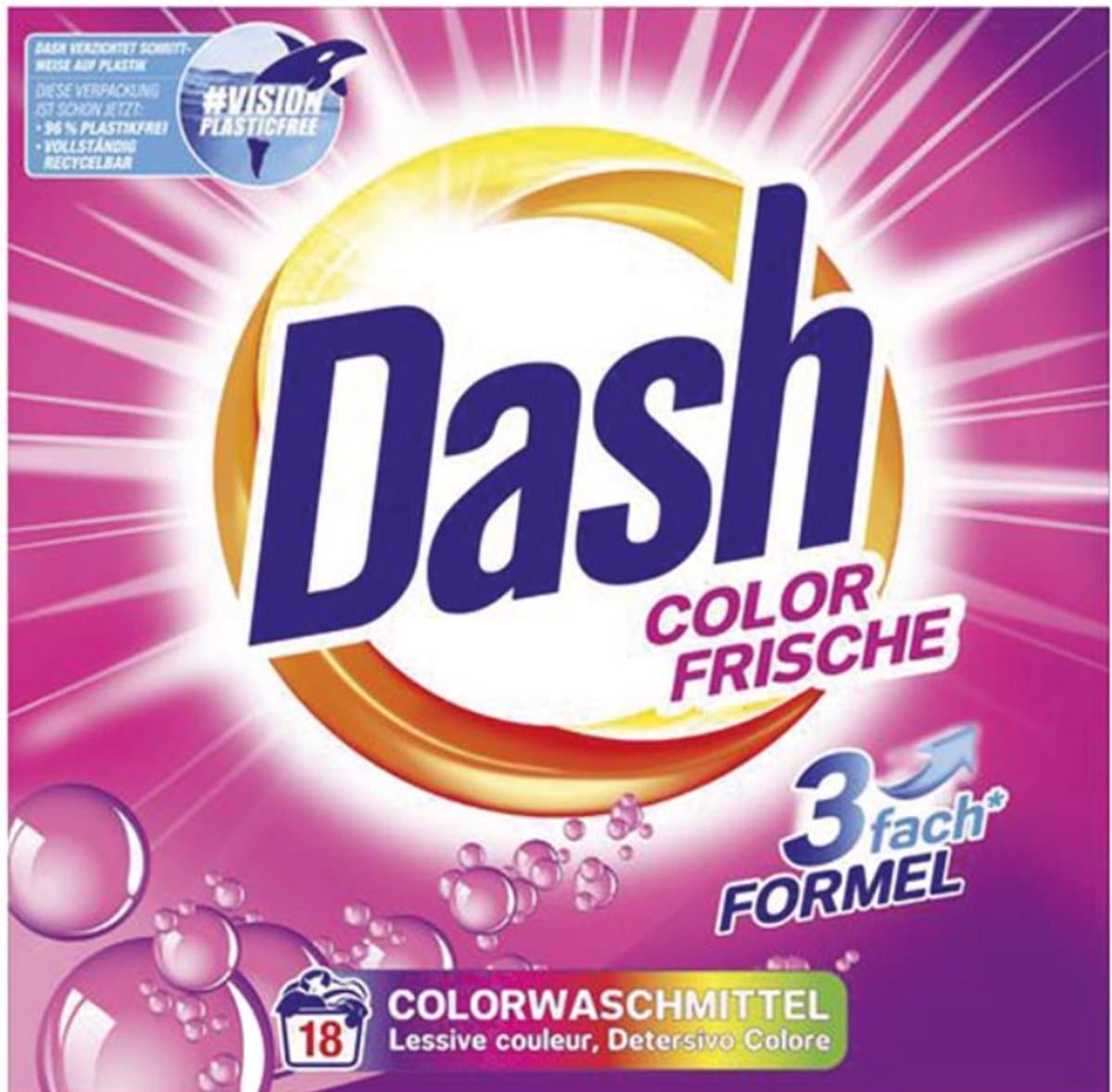 Dash - Wasmiddel - Poeder - Color Frische - 18wb/1.17kg — afbeelding 1
