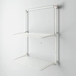 Foxydry Wall Plus 128 cm White - wanddroogrek -bediening rechts- 128 x 52 x 137 cm — thumbnail 1