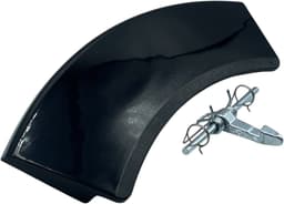 Fixem® Deurgreep set geschikt voor AEG, Electrolux 4055271565 - Wasmachine greep Compleet met haakje, as en veertjes - Zwart - 1 Stuk — thumbnail 1