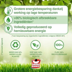 Omino Bianco Blanc - Vloeibaar wasmiddel - Voor witte was - 6 x 1.48 L - Geconcentreerd — thumbnail 2
