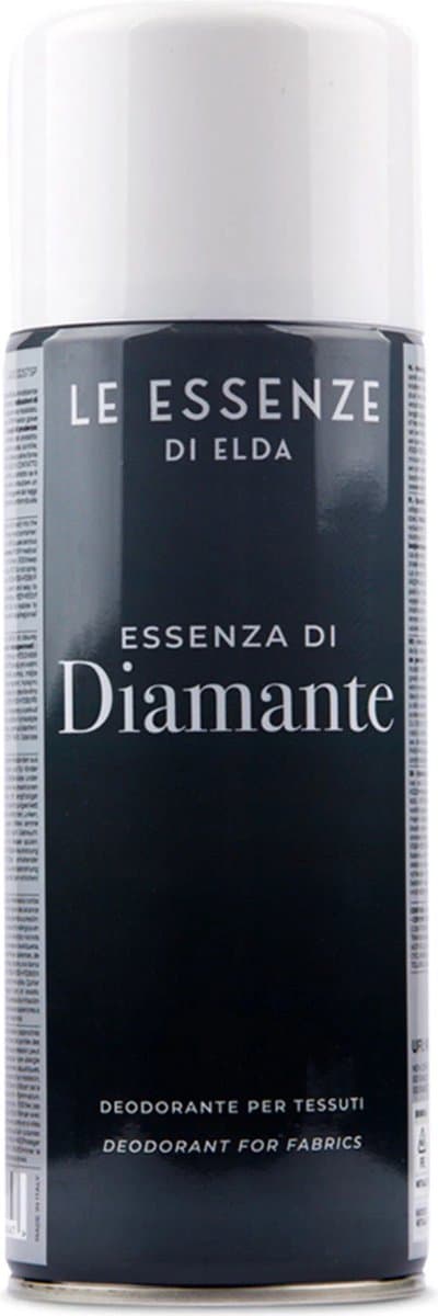 Le Essenze di Elda Textielspray Diamante 400 ml – Textielverfrisser & Kledingverfrisser – Interieurspray — afbeelding 1