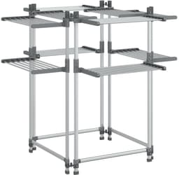 vidaXL - Wasrek - 107x107x120 - cm - aluminium — thumbnail 1