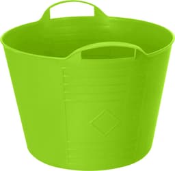 Excellent Houseware Flexibele emmer - groen - 27 liter - kunststof - 40 x 35 cm — thumbnail 1