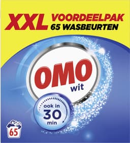 Omo XXL Waspoeder - Wit - Omo wast door en door hygiënisch schoon - 65 wasbeurten — thumbnail 2