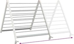 vidaXL - Droogrek - voor - badkuip - uitschuifbaar - 53-90 - cm - aluminium — thumbnail 5