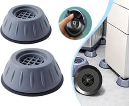 Bovista Wasmachine Verhoger - Ombouw - Koelkast Verhoger - Met Wielen - Wasdroger - 4 Stuks — thumbnail 2