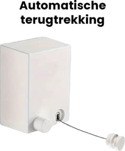 Flipflop Club® Waslijn In- en uittrekbaar | max. 4,2 meter | Stevig Waslijndraad – Wasdraad – Uittrekbare waslijn – Alternatief voor wasrek / compact wanddroogrek – Ruimtebesparend – Klein droogrek - Met of zonder boren - ideaal voor Studentenkamer — thumbnail 2