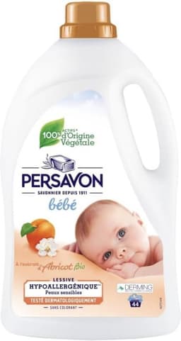 Persavon, babywasmiddel met biologisch abrikozenextract, hypoallergeen, 44 wasbeurten - 2000 ml — thumbnail 1