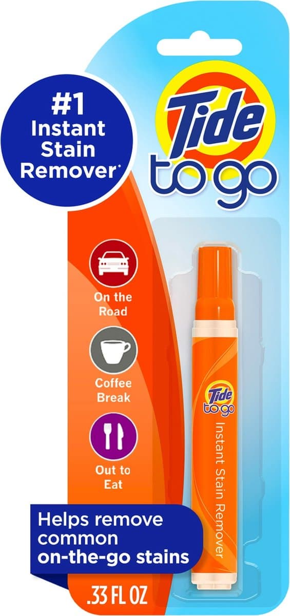 Tide To Go XL - Vlekkenreiniger - Vlekkenverwijderaar Tegen Koffievlekken, Theevlekken, Wijnvlekken, Fruitvlekken & Sausvlekken! (1x10ML) — afbeelding 1