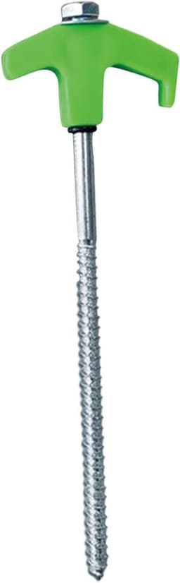Grondanker Schroef - Tentharingen Stevig - Outdoor Verankering - Licht Op In Donker - 20 cm - Groen — thumbnail 1