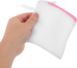 Set van 6 kleine waszakjes van gaas, 14 x 12 cm, met ritssluiting, wasmachinezakjes voor het beschermen van delicate kleding, sokken en reisartikelen. — thumbnail 5