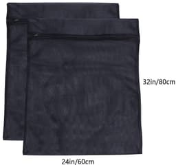 Dailygoods- Waszak Groot - 3 Stuks - Waszak met Rits - Waszak voor Beha/Schoenen - Waszak voor Ondergoed/Babykleding - 60 x 60 cm - Duurzaam Polyester - Wasnet — thumbnail 4