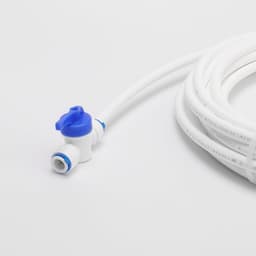 Wateraanvoerslang en aansluitset voor RO-waterfiltersysteem en koelkast, 10 meter, 3/8" PE, inclusief koppelstukken en ventiel — thumbnail 2