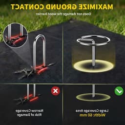 Grondankers voor Worteldoek - 100 Stuks Ø 4 mm - Duurzaam, Weerbestendig en Sterk — thumbnail 4
