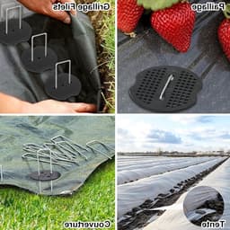 Pack van 200 Buffer Discs voor Grondankers, Plastic Onderlegschijven voor Tuin, Tent en Netten, Ideaal voor Stabiele Bevestiging — thumbnail 4