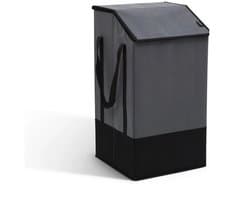 Polyester wasmand met deksel 45 liter Five® - Grijs