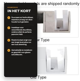 Dailygoods- Schuifdeuronderhouder roestvrij staal - Deurbuffer - Instelbaar - Duurzaam - Hittebestendig - Verstelbare afmetingen 6x2x2 cm - Deurstopper — thumbnail 5