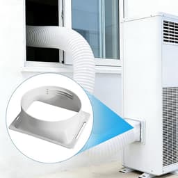 Airconditioning Afvoerslang Adapter Plat - Ø150mm - Koppelstuk Mobiele Airco Afvoerslang - Accessoires Voor Mobiele Airconditioning - Voor Mobiele Airconditioning, Afzuiging, Droger — thumbnail 5