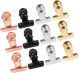 Magnetische Mini Knijpers - Herbruikbare Clips - Foto's Ophangen - Roestvrij Staal - 20 Stuks - Diverse Kleuren — thumbnail 1