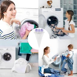 Pluisvanger Wasmachine - Haarfilter Gaasnet - Wassen Schoonhouden - Geoptimaliseerde Pluisvangst - 95x95x16cm - Wit — thumbnail 4
