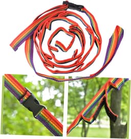 Draagbare Waslijn - Kledinglijn Camping - Buiten Drogen - Met Gesp - 190 cm - Kleurrijk — thumbnail 5