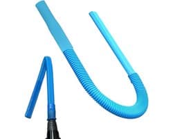 Droger Ontluchtingsreiniger - Pluisreiniger Set - Ventilatie Onderhoud - Flexibele Slang - 80 cm - Zwart