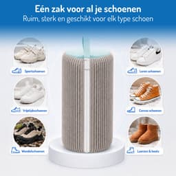 Tomec® Schoenenwaszak Set van 2 Stuks – 2-Delige Waszak Schoenen met Rits – Wasmachine Wasnet voor Schoenen & Sneakers – Aan Schoenvorm Aangepast Ontwerp – 360° Uitgebreide Reiniging — thumbnail 4