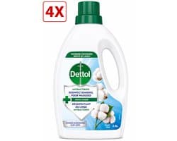 4 x Dettol Antibacterieel Desinfectiemiddel voor wasgoed - Fris - Wastoevoeging - 2,5L