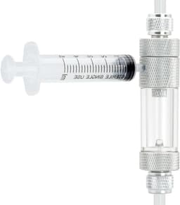 Eenvoudige waterbijvul CO2-bubbelmeter met terugslagklep en watertoevoer voor planten aquaria, inclusief lucht slang aansluiting en CO2-regelaar — thumbnail 1