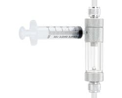 Eenvoudige waterbijvul CO2-bubbelmeter met terugslagklep en watertoevoer voor planten aquaria, inclusief lucht slang aansluiting en CO2-regelaar