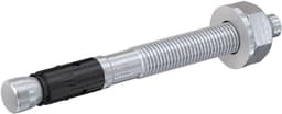 Boutanker Set - Doorsteekanker Heavy Duty - Zwaar Beton Bevestigen - Hoogste Draagvermogen - M10 x 53mm - Zilver — thumbnail 4