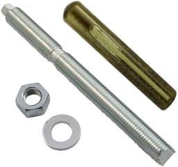 Ankerstang M16 - Metaalanker Boutanker - Doorsteekinstallatie Bouw - Composiet Ankerpatroon - 190mm Lengte - Verzinkt — thumbnail 1