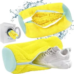 Schoen Waszak voor Wasmachine – Beschermende Waszak met Ritssluiting voor Sneakers & Sportschoenen – Herbruikbare Schoenen Waszak — thumbnail 1