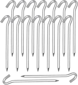 Stevige Tent Haringen - 20 Stuks Aluminium Legers, Betrouwbare Grondankers voor Camping en Buitenactiviteiten, Duurzame Tent Accessoires — thumbnail 1