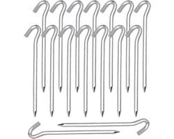 Stevige Tent Haringen - 20 Stuks Aluminium Legers, Betrouwbare Grondankers voor Camping en Buitenactiviteiten, Duurzame Tent Accessoires