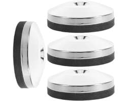 Speaker Isolatievoetjes - Schokdempers Audio - Geluid Verbeteren - Antislip Grip - 4 Stuks - Multi