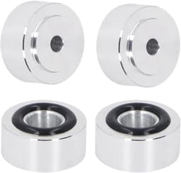 Luidspreker Isolatie Voeten - Schokdemper Voeten - Verbeter Geluidskwaliteit - Voorkomt Trillingen - 4 Stuks - Aluminiumkleurig — thumbnail 1
