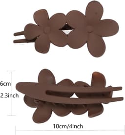 Haarspelden Set - Klemmen Clips - Haar Styling - Groot Formaat - 11 cm - Gemengde Kleuren — thumbnail 4