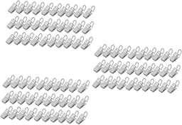 Stevige Clips - Haakklemmen - Decoraties Ophangen - Sterke Grip - 90 Stuks - Zilver — thumbnail 1