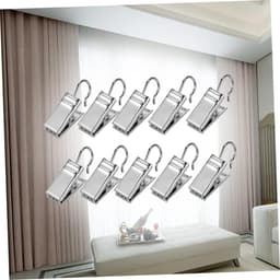 Stevige Clips - Haakklemmen - Decoraties Ophangen - Sterke Grip - 90 Stuks - Zilver — thumbnail 2