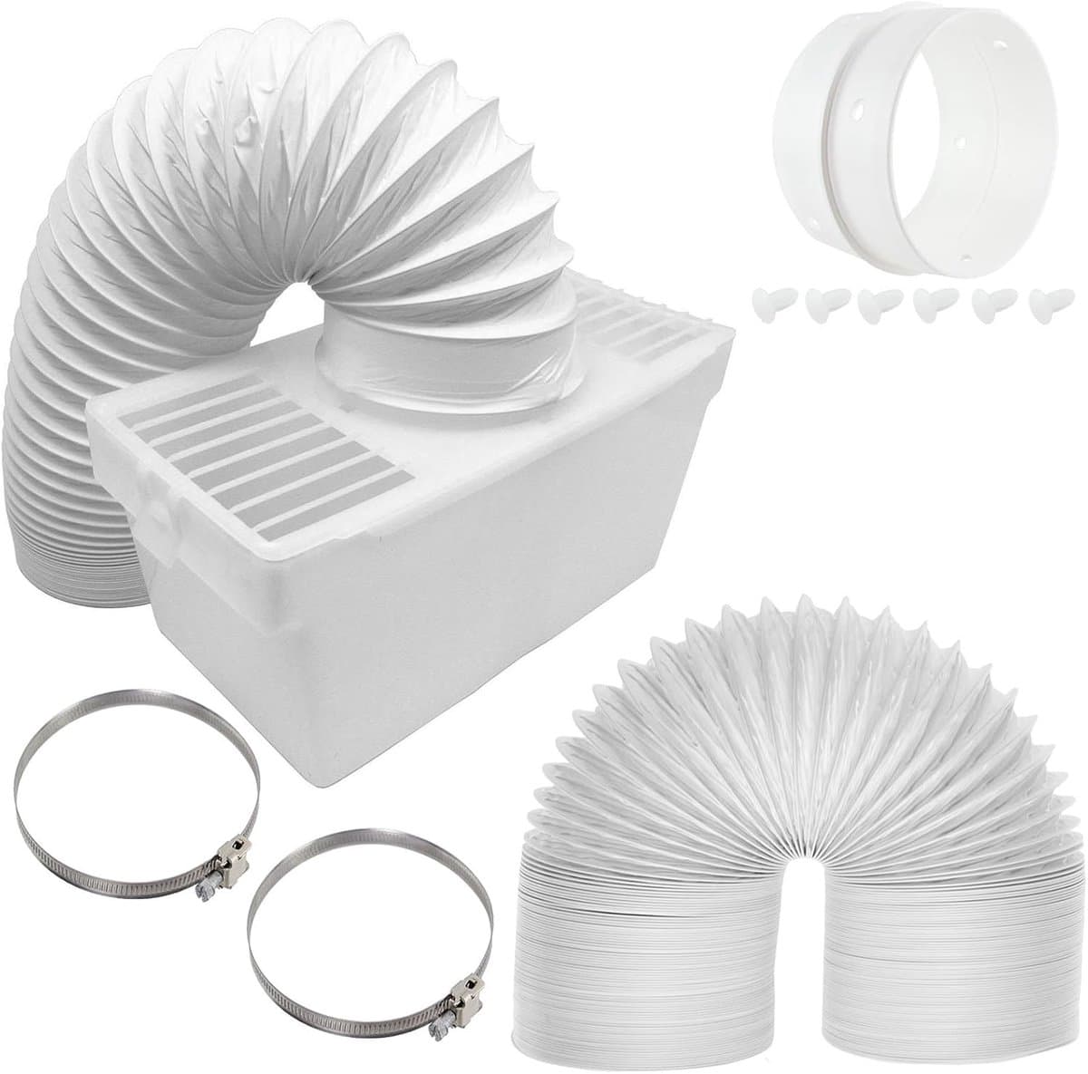 Universele Condensdroger Opvangbak met Extra Lange 6m Ventilatieslang (100mm) — afbeelding 1