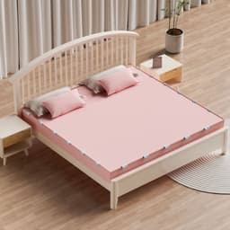 12 Stuks - Stevige Dekbedklemmen - Dekbedovertrekclips - 2,5 × 2,5 × 4,4 cm - Dekbedknijpers - Dekbed Clips - ABS - Voorkomt verschuiven dekbedovertrek - Roze, blauw, wit — thumbnail 5