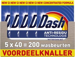 Dash Waspoeder - Witter Dan Wit - 5 x 40 Wasbeurten — thumbnail 1