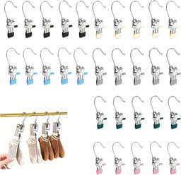 Wasknijpers van roestvrij staal voor wasrekken – duurzaam – veelzijdig – compact – ideaal voor binnen en buiten – 10.5 x 2.3 cm – wasaccessoires – huishoudelijke artikelen — thumbnail 1