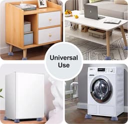Mrs. Jones Universele Trillingsremmende Rubberen Kussens - Set van 4 - Voor Wasmachine en Droger . — thumbnail 5