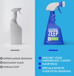 OSSENGALZEEP ONTVLEKKER Vero Shine – Bewezen formule met hoge concentratie ossengal – Tegen de meest hardnekkige vlekken – Voor alle wasbare textielsoorten – Unieke borstelkop voor doelgerichte behandeling – Veilig voor kleuren. — thumbnail 5