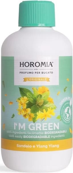 Horomia Wasparfum I’M GREEN Biologisch Sandalo e Ylang Ylang - 400 ml - Geur bij de Was - Parfum voor de Was - Wasgeurtje — thumbnail 2