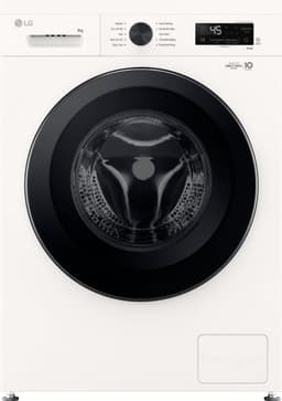 LG F4X1009NWK wasmachine 9 kg met Inverter Direct Drive voor stiller, duurzamer wassen - Spa Steam™ verwijdert allergenen en verzorgt stoffen - 6 Motion voor optimale bewegingen - Energieklasse A. — thumbnail 1