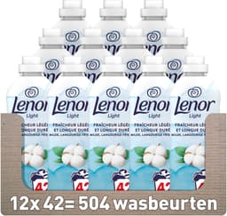 Lenor Light Katoen Wasverzachter - 12 x 42 Wasbeurten — thumbnail 1