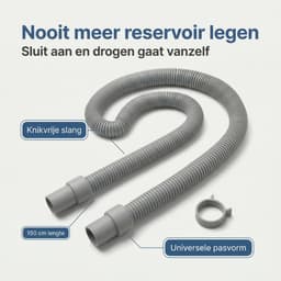 Cheqo® Afvoerslang Condensdroger - Condensdroger Afvoerslang - Afvoerslang Droger - Droger Afvoerslang - Afvoerslang Warmtepompdroger - Warmtepompdroger Afvoerslang - Condensdroger Slang - Droger Slang — thumbnail 3